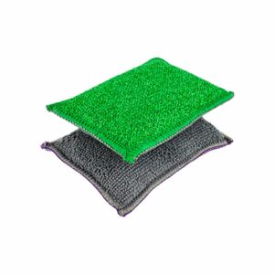 Eponges bi-face en microfibre